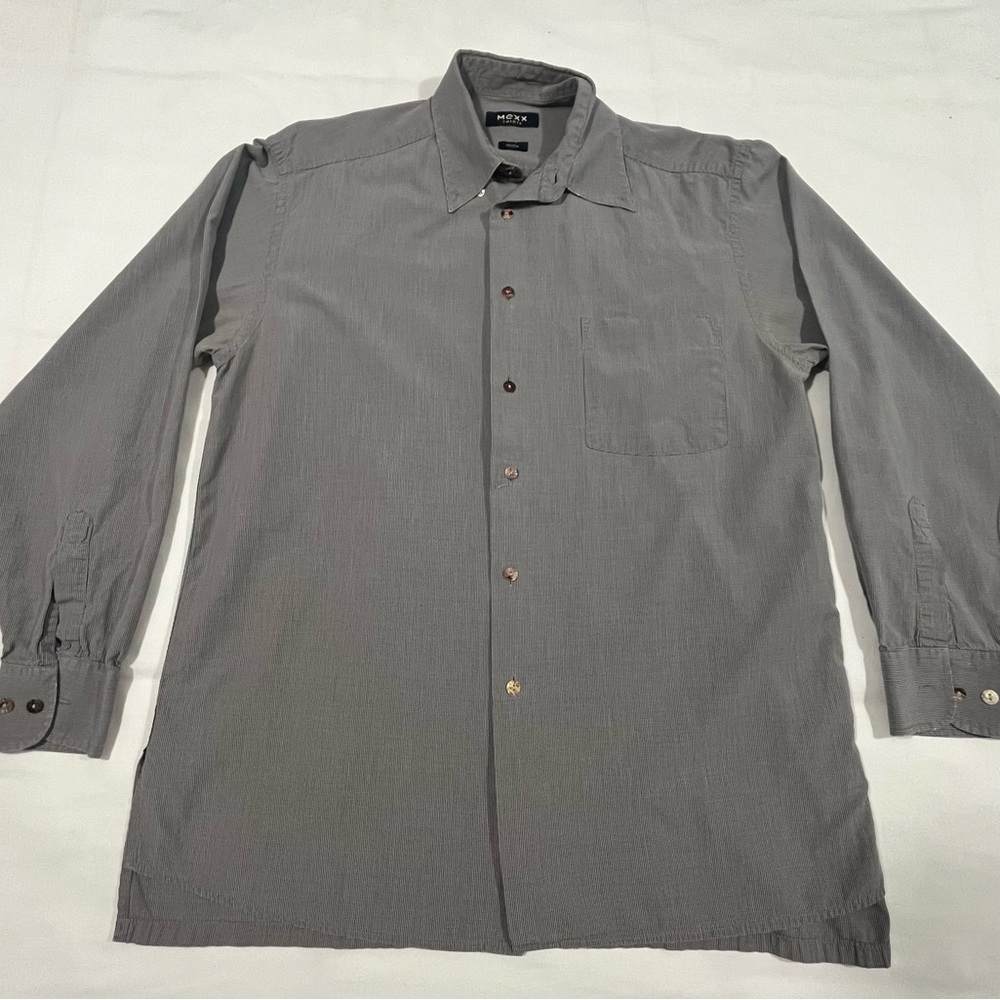 Mexx Gray Modern Casual Button Down Shirt
